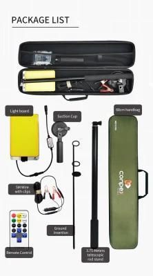Conpex 2705lm DC 12V Portable Handbag Packaging Dual Color Lighting Telescopic Pole LED Camping Light