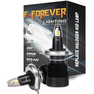 New F1 COB LED Car Headlights Bulbs Focos LED Premium H1 H3 H4 H7 9005 9006 H11 Super Bright LED Headlight Bulbs LED Work Lamps