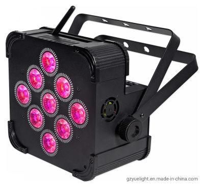 Professional Light 9PCS*6W Plastic LED PAR Light