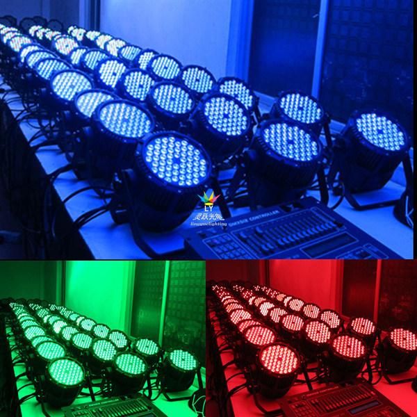 Waterproof 54X3w RGB 3in1 Outdoor LED PAR Can Light