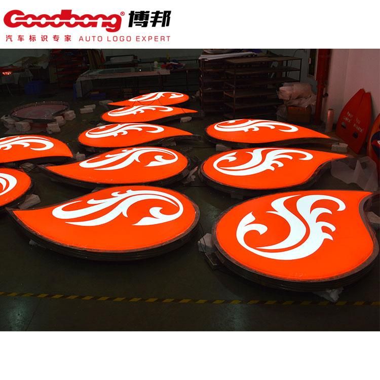 Advertising Signs Round Free Standing Outdoor LED Light Box