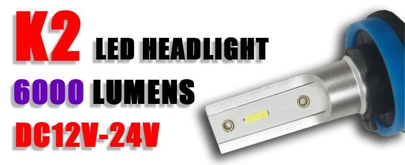 Factory Wholesale 6000K 3000K Dual Color Csp 1919 Chips Y19 H4 H13 9004 9007 12000lm 72W H1 H3 880 H7 H11 9005 9006 9012 CREE LED Focos F1 Luces LED Headlight