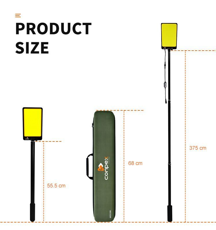 Fr-24 Conpex LED Outdoor Portable Multifunctional Camping Light on Pole Warm White Camp Light