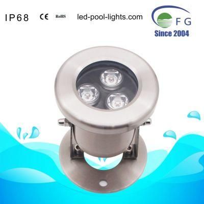 85X125mm Small IP68 3W/9W LED Underwater Spotlight