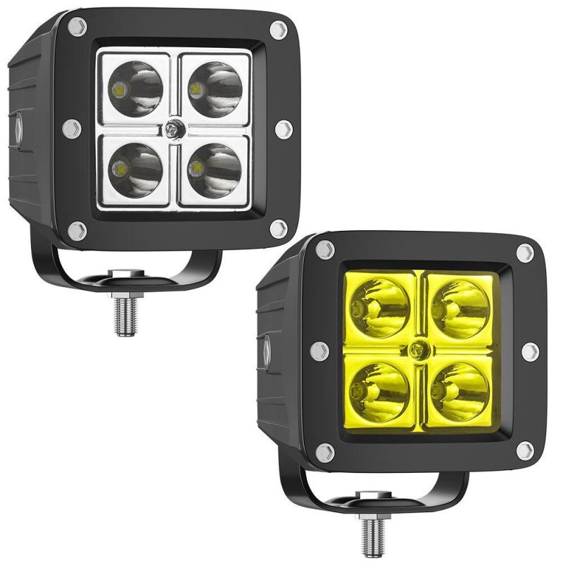 Dxz 3inch 4LED CREE Chips Wrangler Small Spotlight 12V 24V for Jeep Wrangler Dodge Chrysler Front Bumper Lights