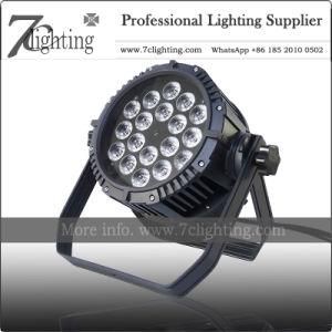 Waterproof LED PAR Wash Light 18X18W UV RGBWA Lighting Outdoor Event Building Stage Use