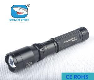 Hot Selling Rechargeable Flashlight 8W Bulb LED Torch (SS-9028)