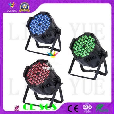 DMX DJ Disco 54PCS 3watt RGB LED Stage PAR Can Lighting