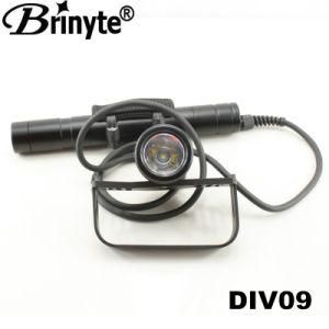 Rechargeable Aluminum CREE Xm-L T6 Scuba LED Diving Light for Camera Photo