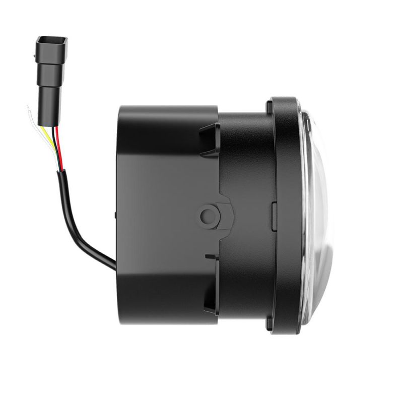 Dxz 4 Inch LED Fog Light for Jeep Wrangler Jk Bumper Lamps Turn Signal off Road Fog Light Replacement Kit Projector Front