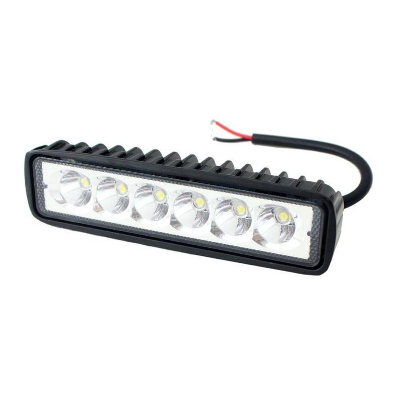 off Road 6" LED Light Bar 18W Work Spot Driving Fog Lights for Truck SUV Boat