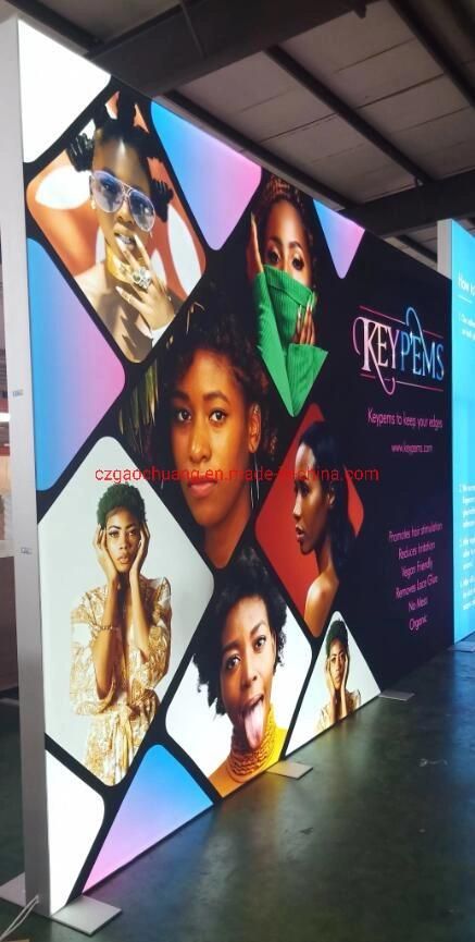 2021 Popular Double Sided Free Standing Type Fabric Sign Lightbox