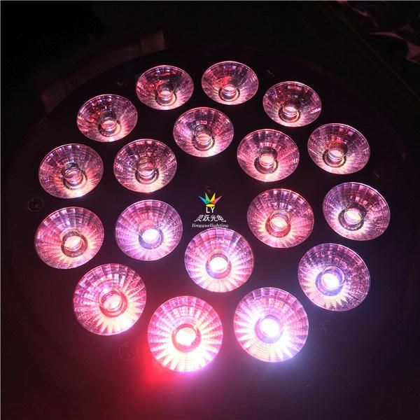 6in1 Rgbawuv 18PCS Aluminum DMX PAR LED Lighting