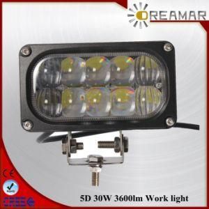 10-30V 3600lm 30W 5D Lens Combo Work Light for Car, Truck, Jeep