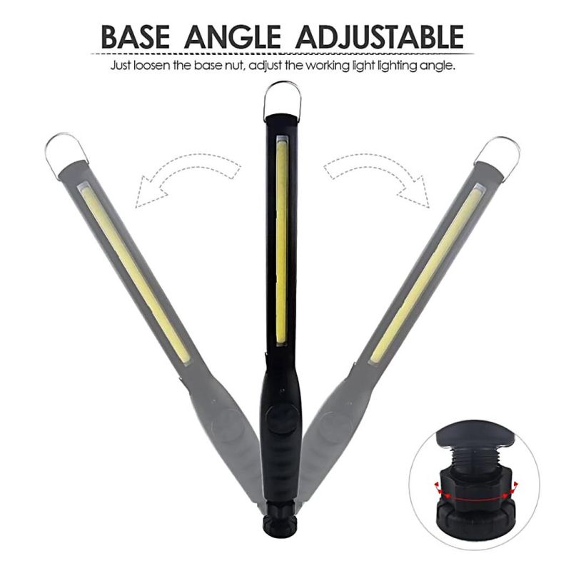 Large Flood Beam Battery Powered Portable COB LED Work Repair Tool Light with Magnetic