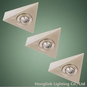 Recessed 1W COB Warranty 3 Years Adjustable Triangle LED Cabinet Light