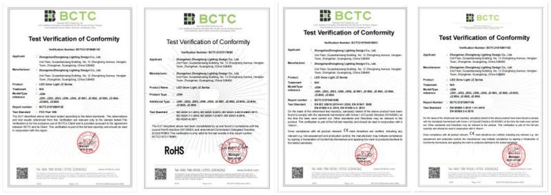 Waterproof Full Spectrum Wavelength, High Performance 1000 Watt LED Panel LED Grow Light for Any Stage of Plant Growth (FCC CE RoHS Certificate)