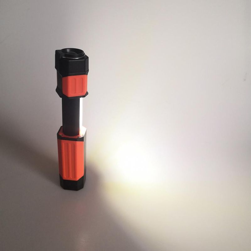 Yichen Collapsible LED Flashlight with Side COB Work Light