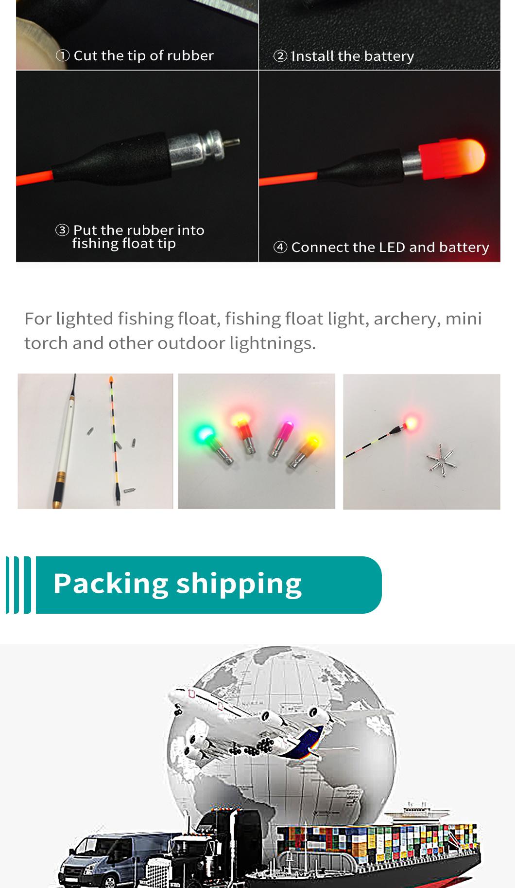 Dlyfull Cr322 3V Electronic Luminous Float Pin Battery for Fishing Float