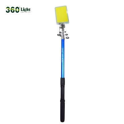 360 Light Outdoor Emergency Lighting 4m Telescopic Fishing Rod Lamp LED COB Chip Board Camping Light