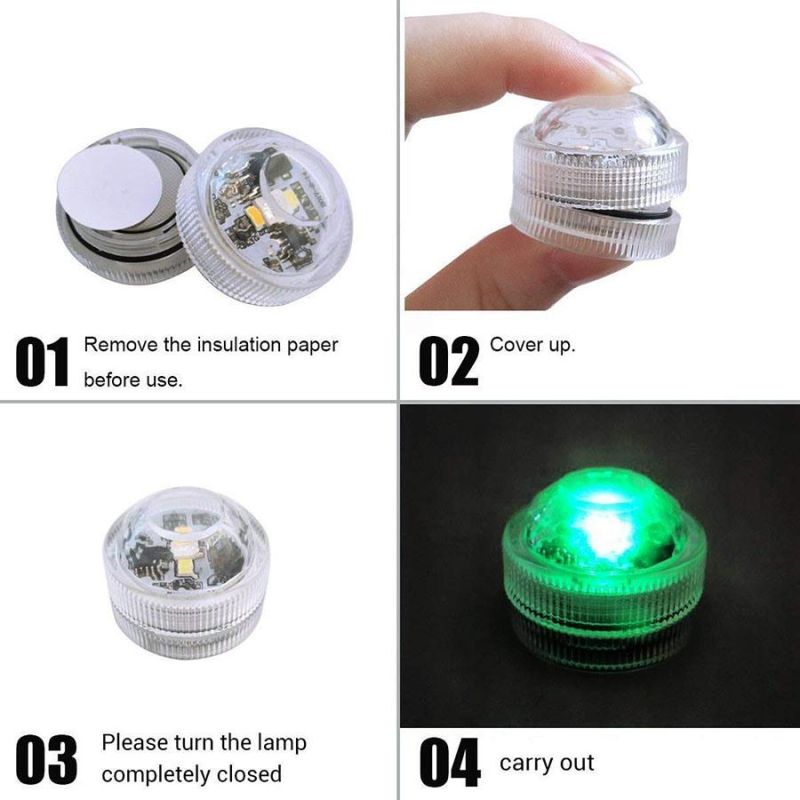 Remote Controlled RGB Submersible Light Battery Operated Underwater Night Light