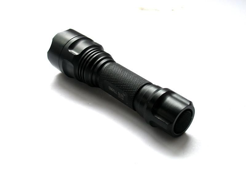 Tactical CREE Q5 LED Rechargeable Flashlight or Torch With Wall Charger
