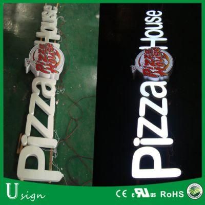 Pizza Shop Signs Outdoor Decorative Acrylic Light Letter Storefront Sign