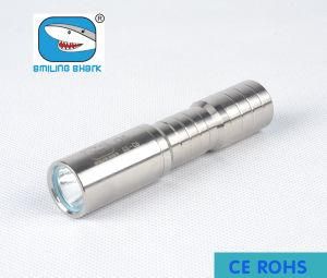 USA Q5 CREE Stainless Steel Mini LED Torch Flashlight