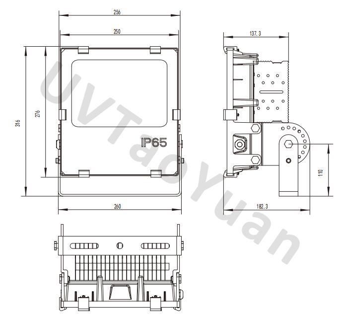 LED Garden Light Plant Grow Light 380-850nm 100W