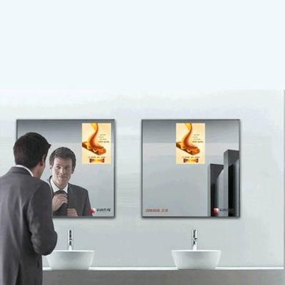 Portraits Magic Mirror Indoor Reflective Panel Light Box for Advertising Display