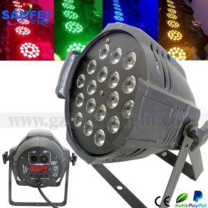 18PCS 10W DJ RGBWA+UV 6 in 1 Color Mixing LED PAR Can Wedding LED Lights