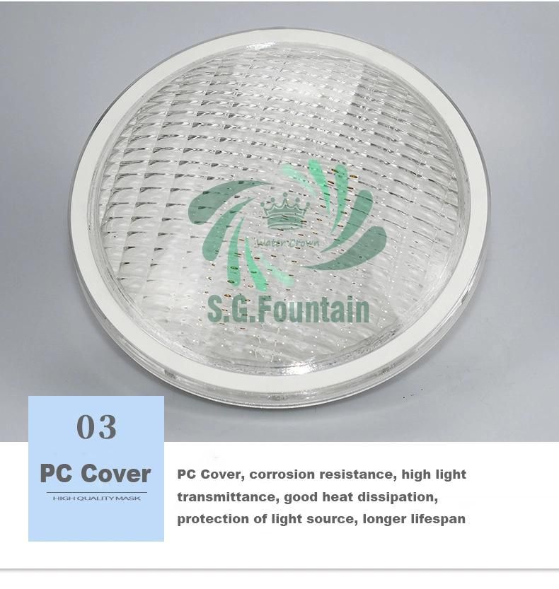 45W 12V SMD 2835 SMD LED Sg-PAR56 LED Swimming Pool Lighting Water Proof Lights for Pool