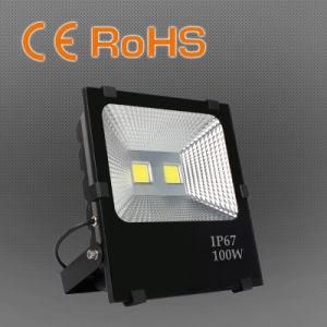 IP65 Aluminum Slim 100W SMD LED Floodlight for Outdoor