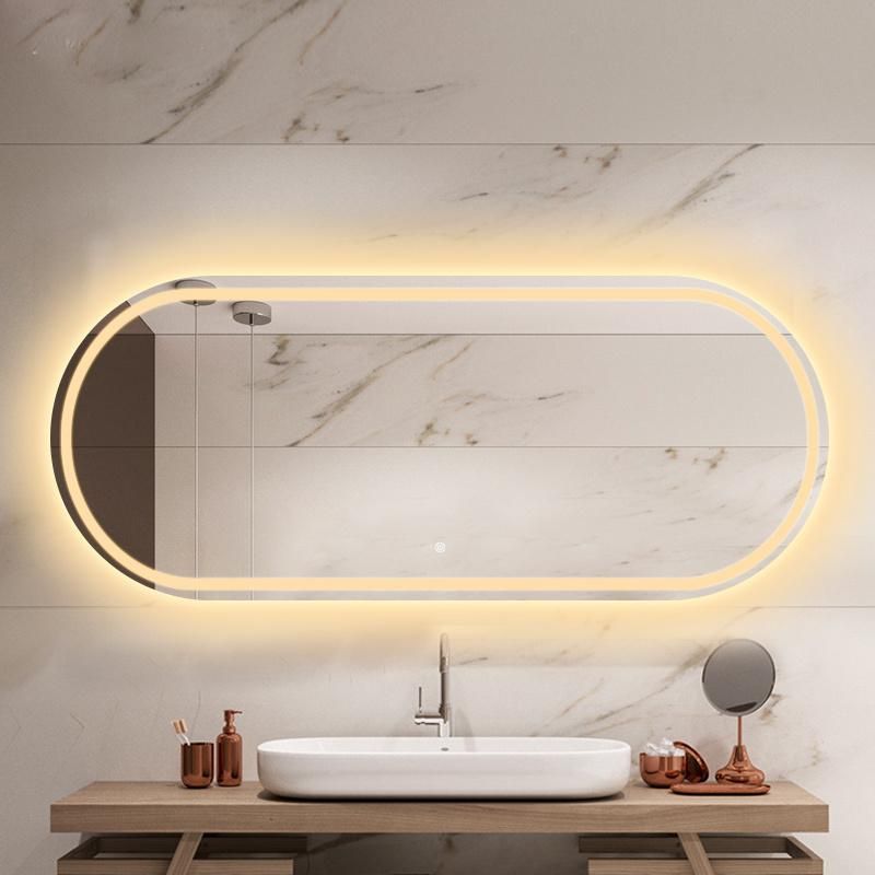 Bathroom Makeup LED Three Color Touch Mirror Light