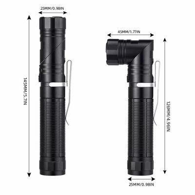 New Design Type C Rechargeable LED Flashlight Zoom Aluminum LED Work Light Torch &amp; Flashlight Zoom LED Flashlight Aluminium Tactical Flashlight