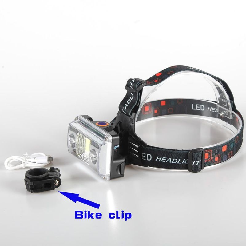 Yichen Rechargeable Two-Purpose LED Headlamp Detachable for Bicycle Light Head Light