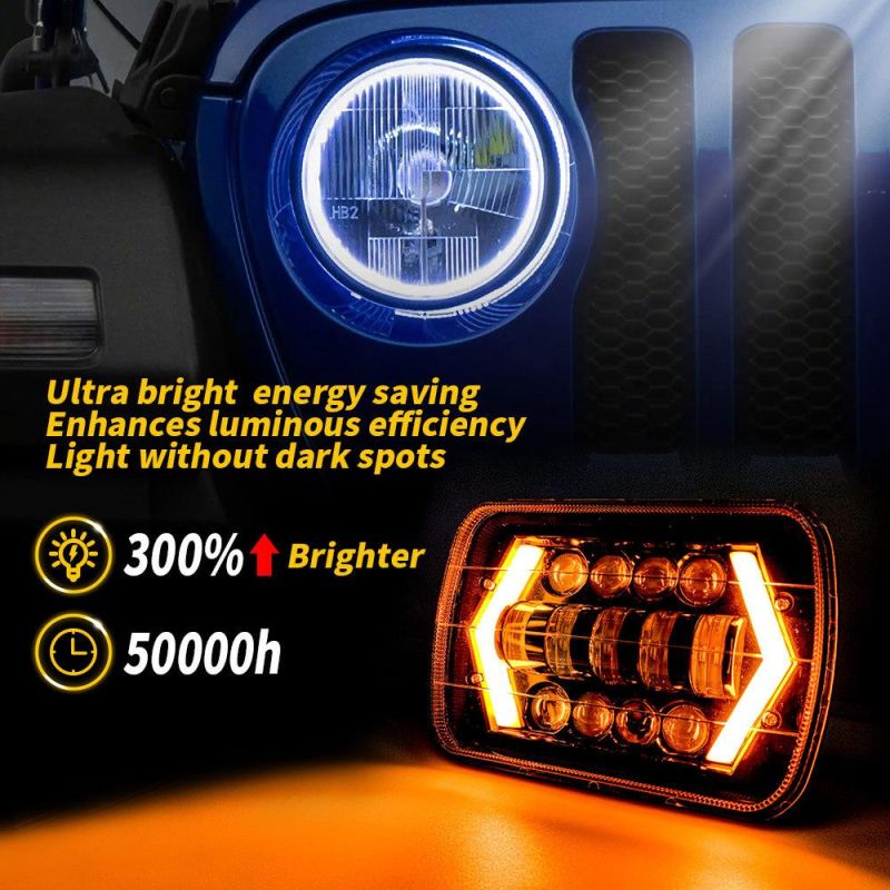 Dxz 7inch IP68 9-32V DC CREE Car Offroad Tractor LED Work Light for Jeep Wrangler Car Truck 4X4 UTV ATV
