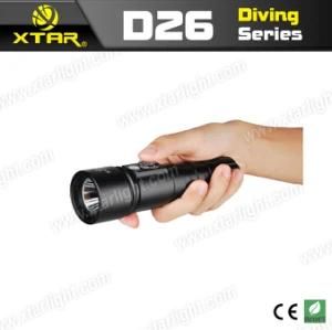 Xtar 1000 Lumens Portable Diving Flashlight D26 U3