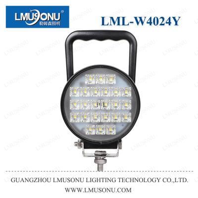 Lmusonu New Waterproof 4024y 36W Round 4.3 Inch Portable LED Work Light Lamp EMC with Original Osram with Switch for 4X4 Offroad