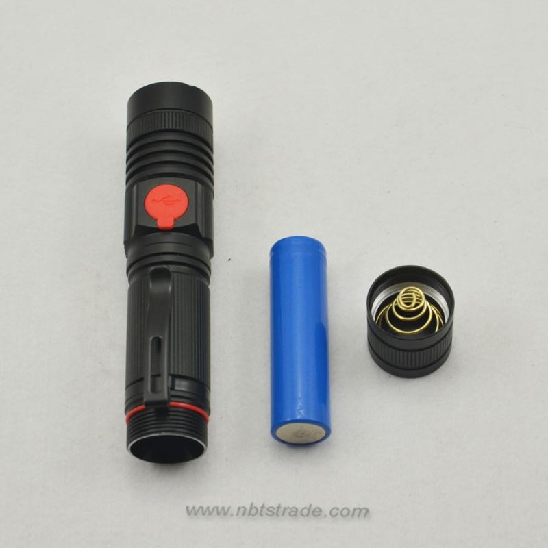 Multi Function Aluminium Casing Strong LED Flashlight