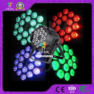 Indoor 18X18W RGBWA+UV DMX Stage Lighting LED PAR Can