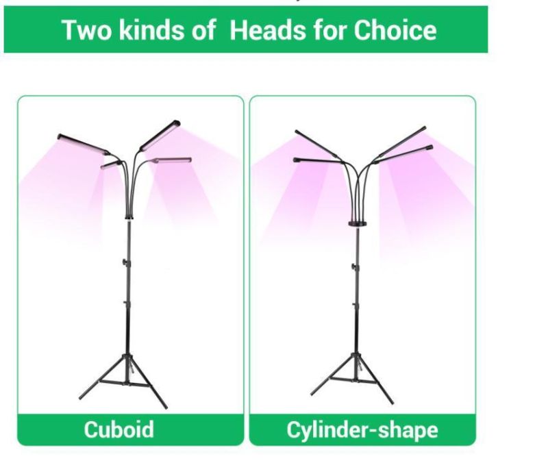 Light Plant Growth Dimmer LED Plant Light Timing Grow Lights for Indoor Plants with Tripod Stand 120W
