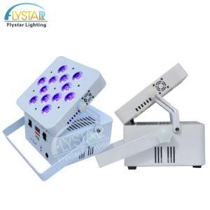 12PCS RGBWA UV LED Battery PAR Can Light