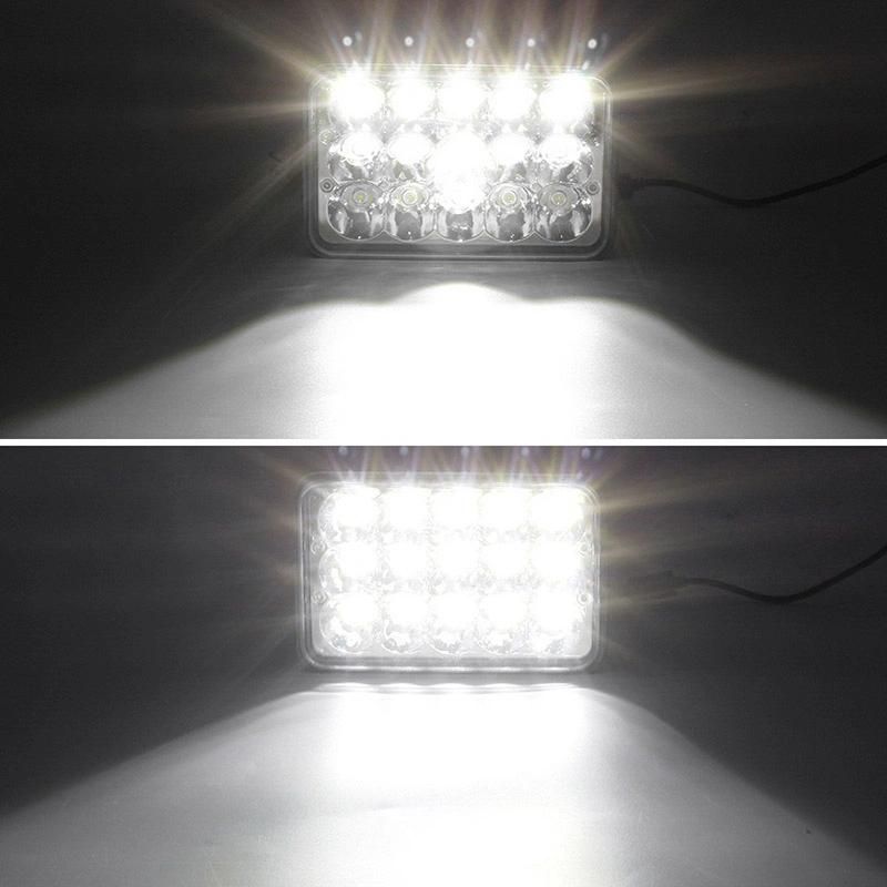 7X5 Inch 45W LED Headlight for Motorcycle with DRL