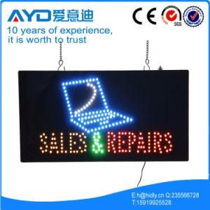 Hidly Rectangle Electronic Sales&Repairs LED Sign