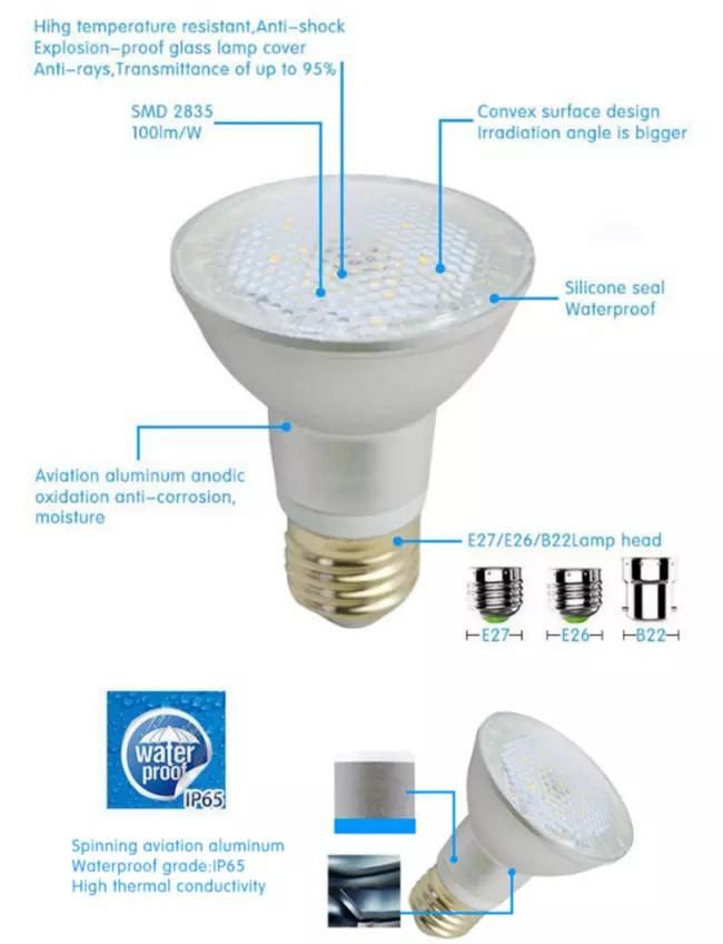 GS Saso Ce UL E26 Warm White Dimmable 11W 16W LED PAR Lamp Made in China for Home & Business Indoor Lighting From Best Distributor Factory