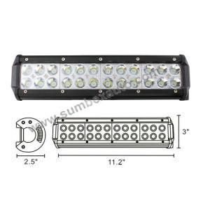 EMC CE Approved 12 Inch IP67 24X3w 72W Double Row CREE Offroad LED Light Bar (SM12208-72W)