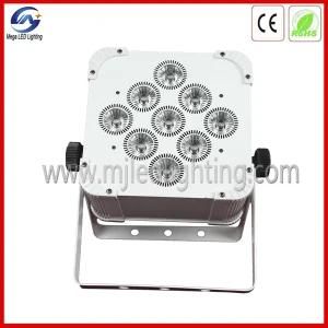 9X15W 6in1 UV + RGBWA Battery Power Wireless DMX LED PAR