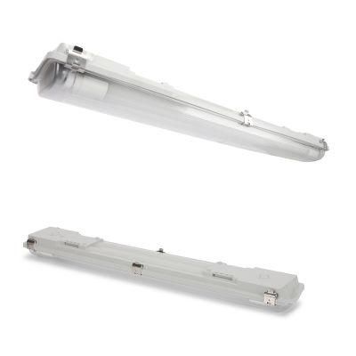 Tri-Proof Lamp with 2 LED Tube 1.2m IP65 Moisture-Proof Light Waterproof LED Linear Lights