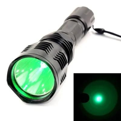 Tail Button Green Light Hunting Tactics LED Torch Flashlight